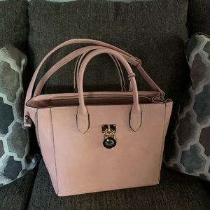 Pink shoulder bag